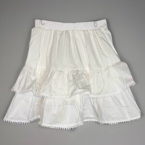 💰⬇️ White Tiered Skirt